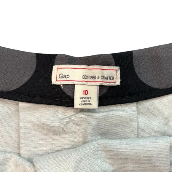 Gap Designed & Crafted Polka Dot Pleated Skirt Size 10 Retro Mini‎ - Picture 2 of 4